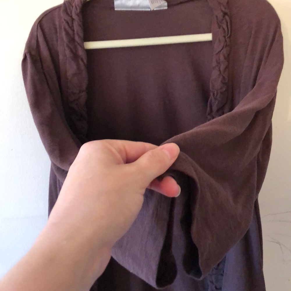 SET OF 2 ROMANS open long cardigan duster - Picture 3 of 12